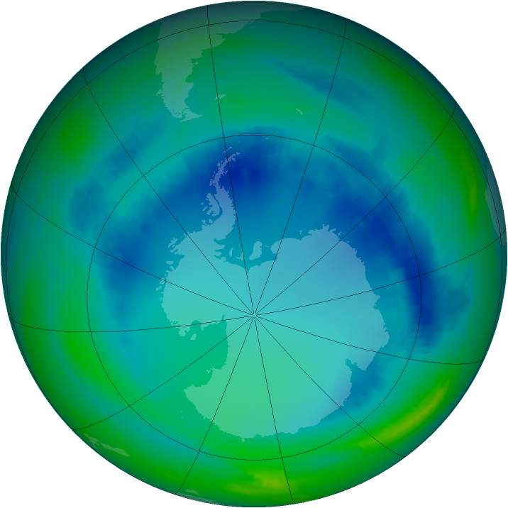 Ozone Map 2000-08-02
